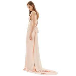 Topshop Bride Floral Applique Sheath Gown